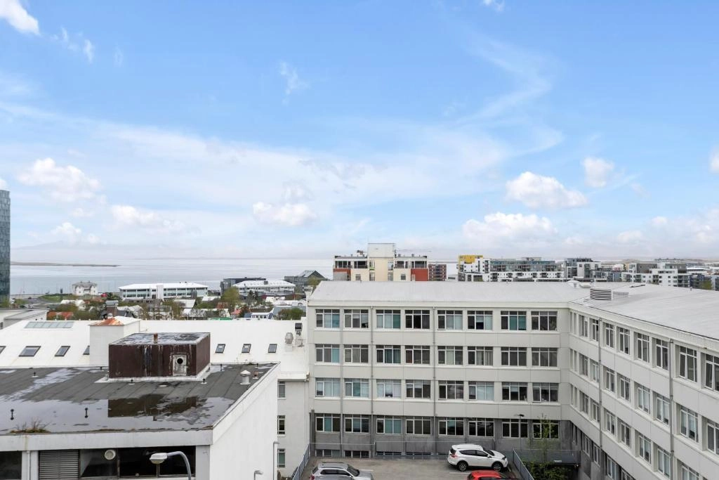 View from B18 Apartments over Reykjavík